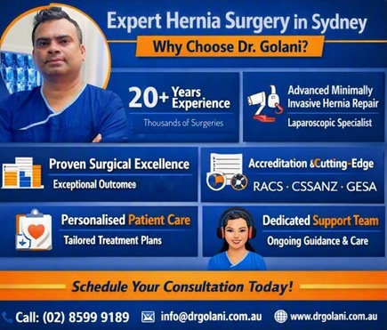 Expert Hernia Surgery in Sydney under Dr Golani